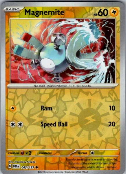 Magnemite - Obsidian Flames #063/197