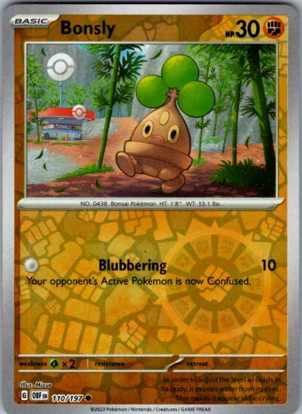 Bonsly - Obsidian Flames #110/197