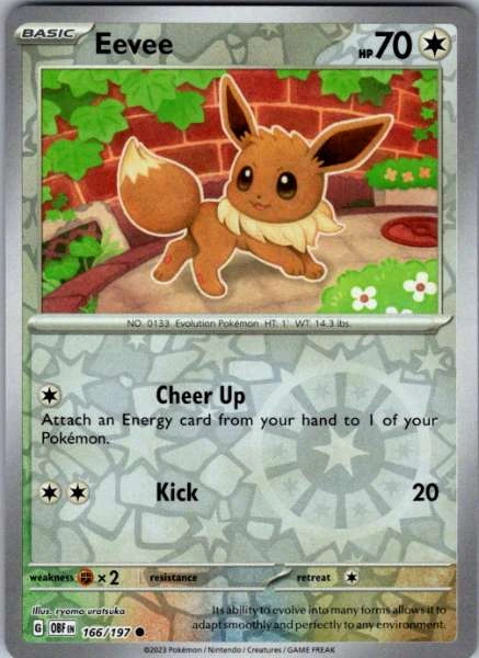 Eevee - Obsidian Flames #166/197