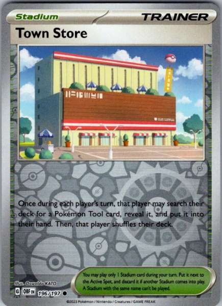 Town Store - Obsidian Flames #196/197