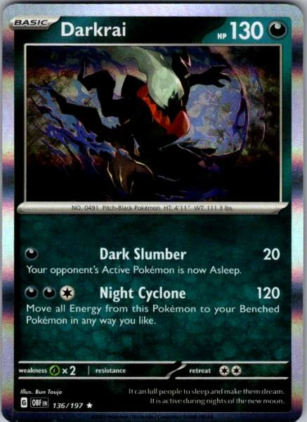 Darkrai - Obsidian Flames #136/197