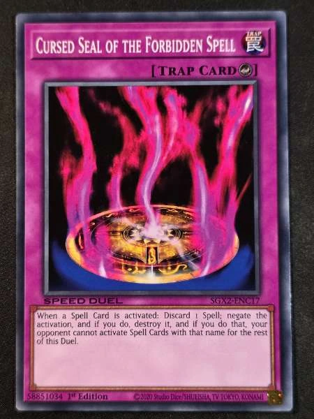Cursed Seal of the Forbidden Spell - Speed Duel GX: Midterm Paradox #SGX2-ENC17