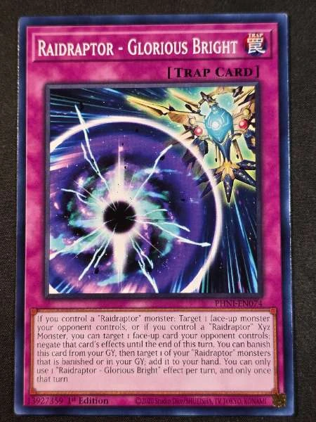 Raidraptor - Glorious Bright #PHNI-EN074