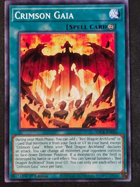 Crimson Gaia - Structure Deck: The Crimson King #SDCK-EN026