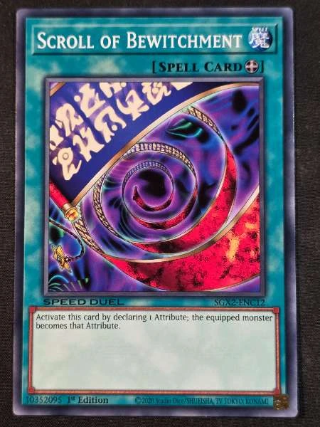 Scroll of Bewitchment - Speed Duel GX: Midterm Paradox #SGX2-ENC12