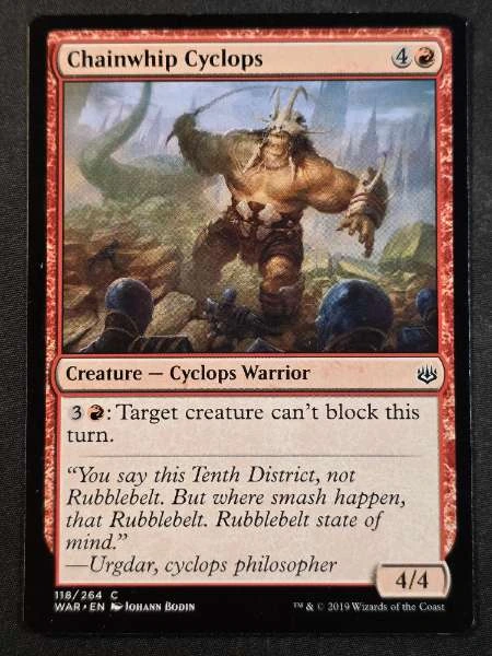 Chainwhip Cyclops - War of the Spark #118/264