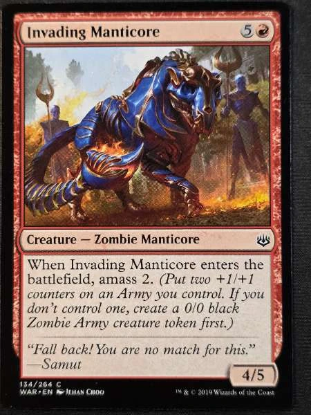 Invading Manticore - War of the Spark #134/264