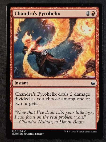 Chandra's Pyrohelix - War of the Spark #120/264