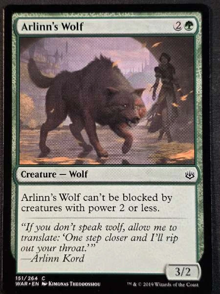 Arlinn's Wolf - War of the Spark #151/264