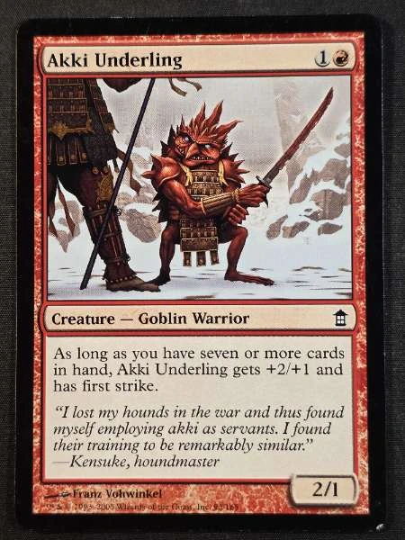 Akki Underling - Saviors of Kamigawa #93/165