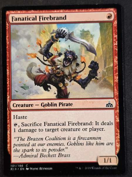Fanatical Firebrand - Rivals of Ixalan #101/196