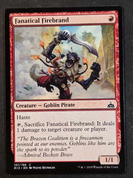 Fanatical Firebrand - Rivals of Ixalan #101/196