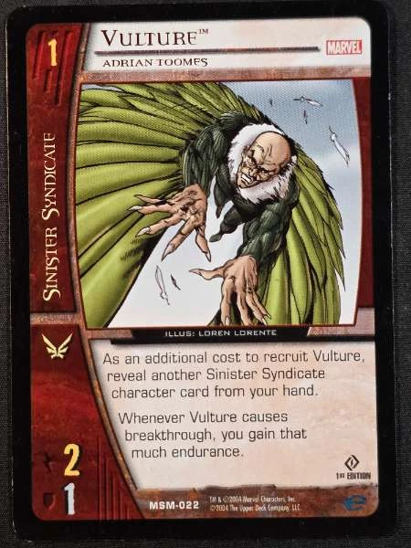 Vulture - Web of Spider-Man #MSM-022