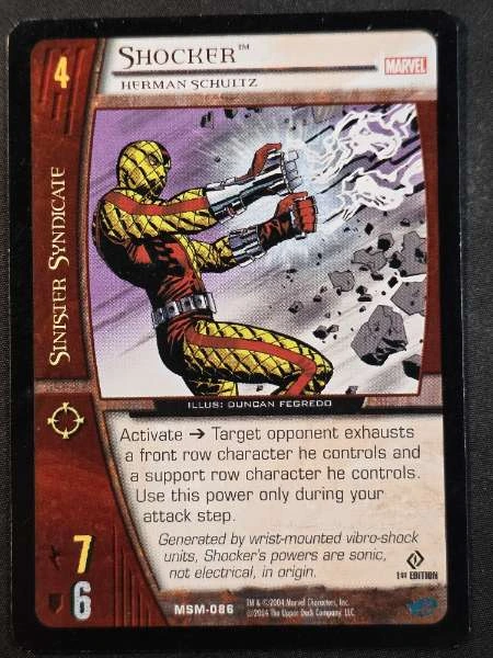 Shocker - Web of Spider-Man #MSM-086
