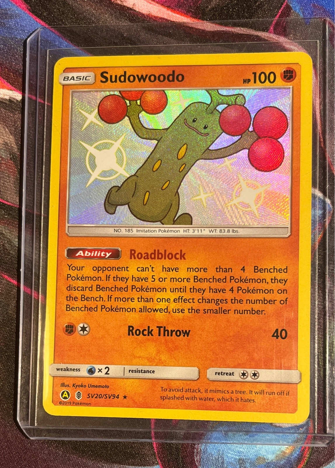 Sudowoodo - Hidden Fates #SV20/SV94