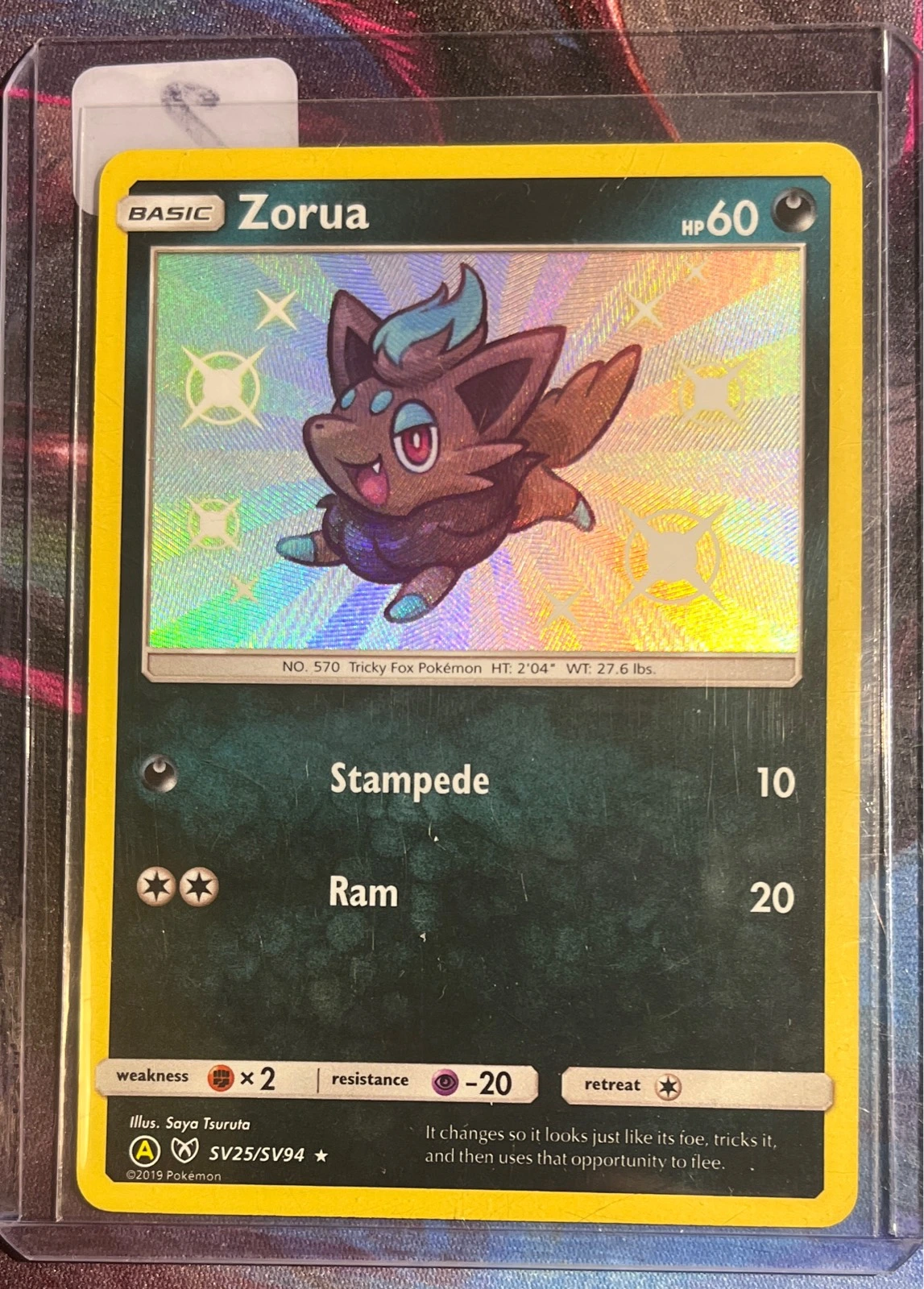 Zorua - Hidden Fates #SV25/SV94