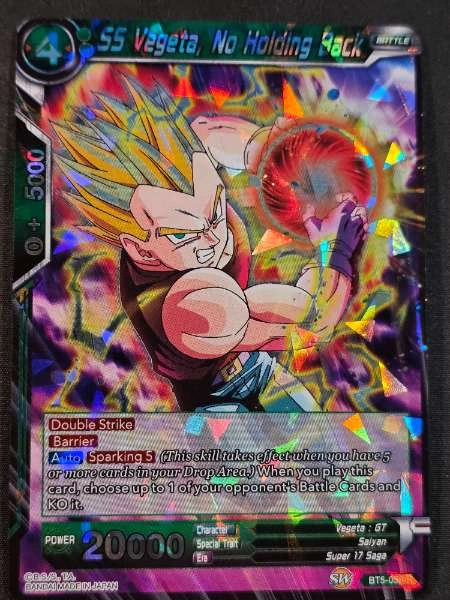 SS Vegeta, No Holding Back - Miraculous Revival #BT5-051