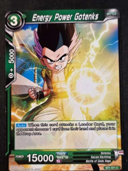 Energy Power Gotenks - Galactic Battle #BT1-071
