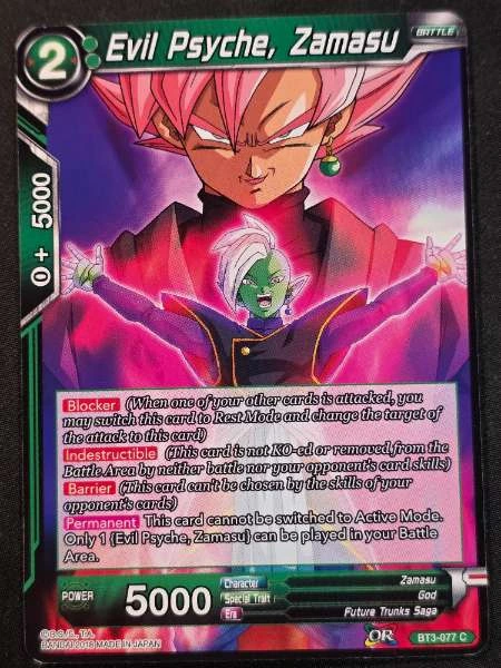 Evil Psyche, Zamasu - Cross Worlds #BT3-077