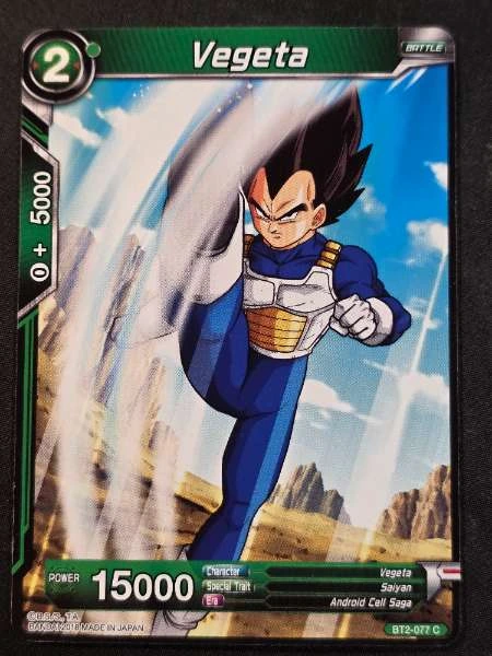Vegeta - Union Force, Assault of the Saiyans, Dawn of the Z-Legends #BT2-077