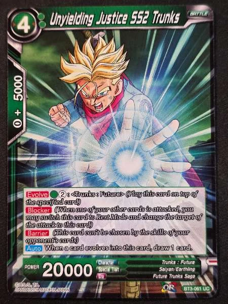 Unyielding Justice SS2 Trunks - Cross Worlds #BT3-061