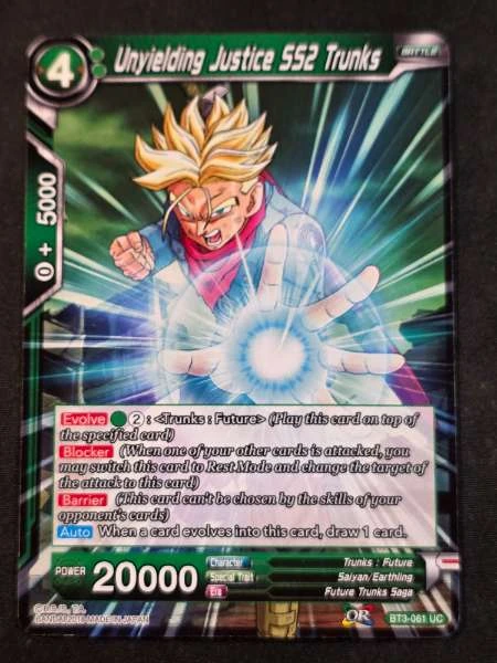 Unyielding Justice SS2 Trunks - Cross Worlds #BT3-061