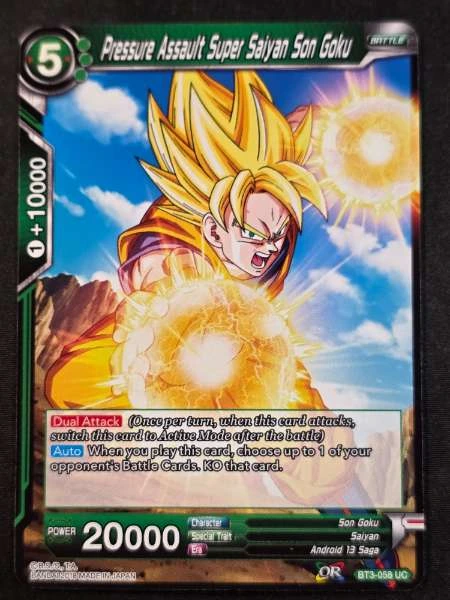 Pressure Assault Super Saiyan Son Goku - Cross Worlds #BT3-058