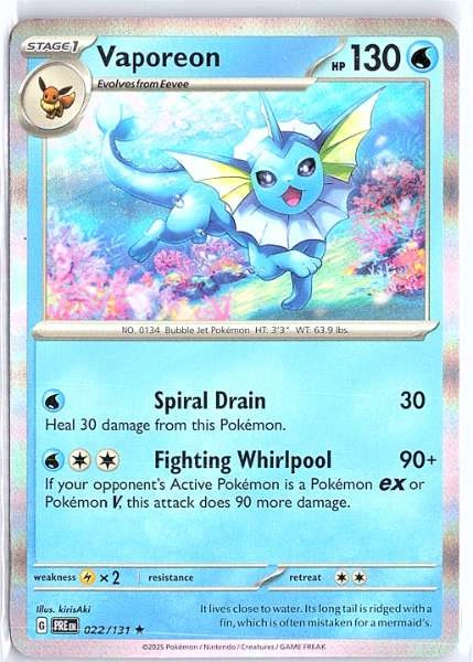 Vaporeon - Prismatic Evolutions #022/131