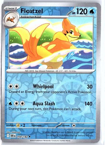 Floatzel - Destined Rivals #058/182