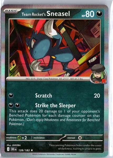 Team Rocket's Sneasel - Destined Rivals #128/182