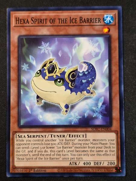 Hexa Spirit of the Ice Barrier - Freezing Chains #SDFC-EN004