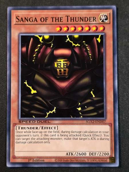 Sanga of the Thunder - Speed Duel GX: Midterm Paradox #SGX2-END07