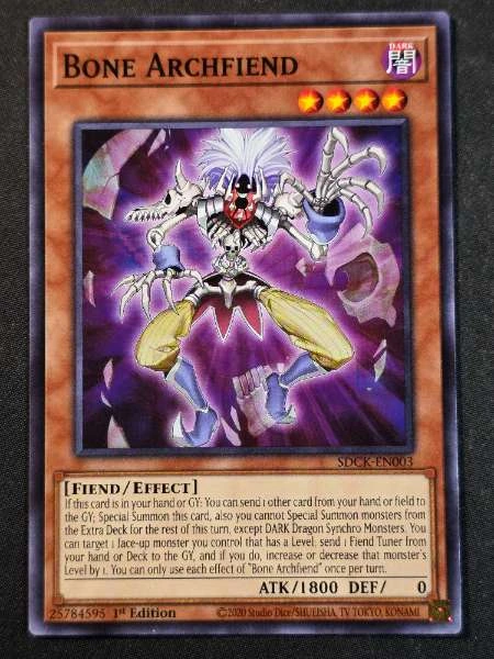 Bone Archfiend - Structure Deck: the Crimson King #SDCK-EN003