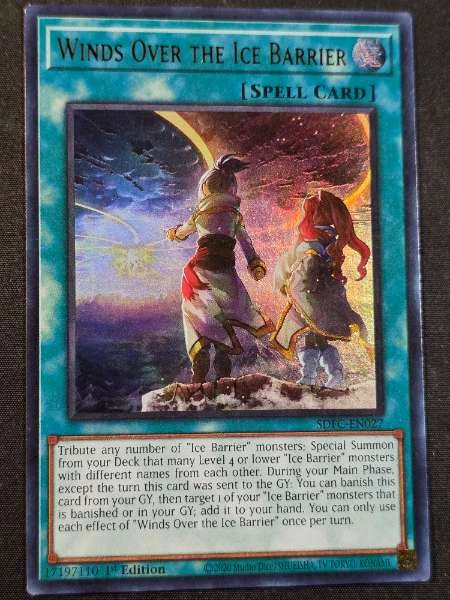 Winds Over the Ice Barrier - Structure Deck: Freezing Chains #SDFC-EN027