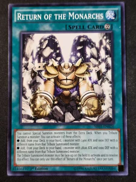 Return of the Monarchs - Emperor of Darkness #SR01-EN026