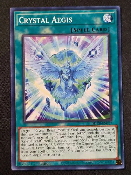Crystal Aegis - Structure Deck: Legend of the Crystal Beasts #SDCB-EN017