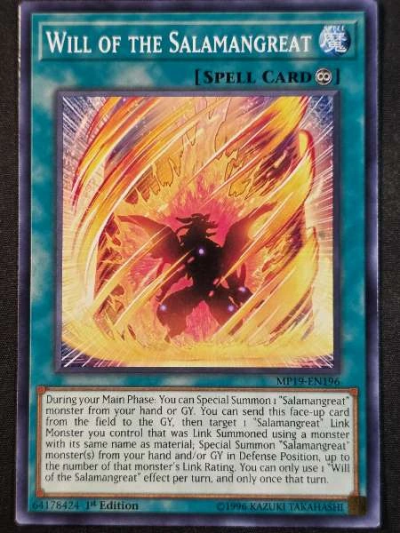 Will of the Salamangreat - 2019 Gold Sarcophagus Tin #MP19-EN196