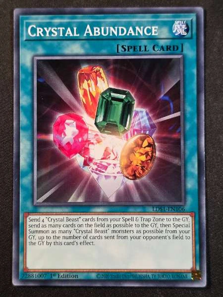 Crystal Abundance - Legendary Duelists: Season 1 #LDS1-EN106