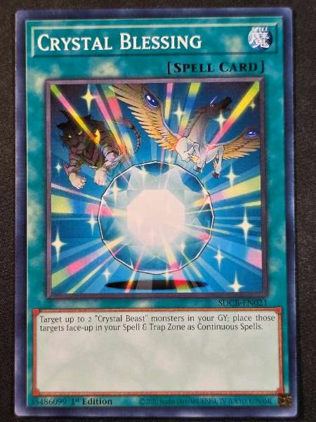 Crystal Blessing - Legend of the Crystal Beasts #SDCB-EN021