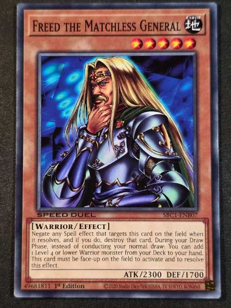 Freed the Matchless General - Speed Duel: Battle City / Battle Pack: Epic Dawn #SBC1-EN007