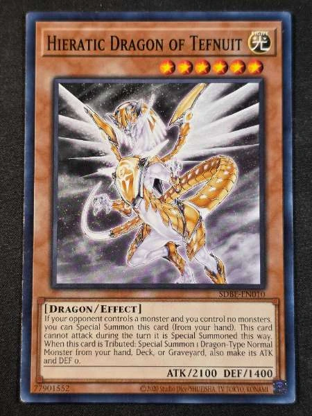 Hieratic Dragon of Tefnuit - Structure Deck: Saga of Blue-Eyes White Dragon #SDBE-EN010