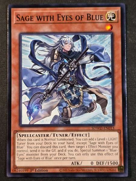 Sage with Eyes of Blue - Structure Deck: Blue-Eyes White Destiny #SDWD-EN013