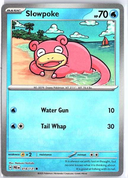 Slowpoke Master Ball - Prismatic Evolutions #018/131