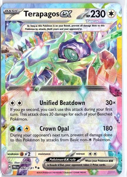 Terapagos ex - Prismatic Evolutions #092/131