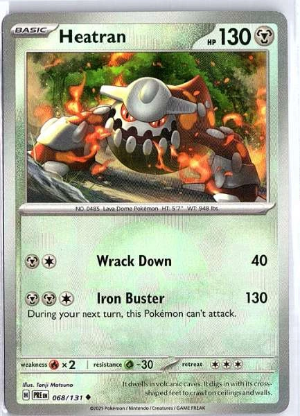 Heatran Pokeball - Prismatic Evolutions #068/131