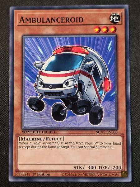 Ambulanceroid - Speed Duel GX: Midterm Paradox #SGX2-ENB08