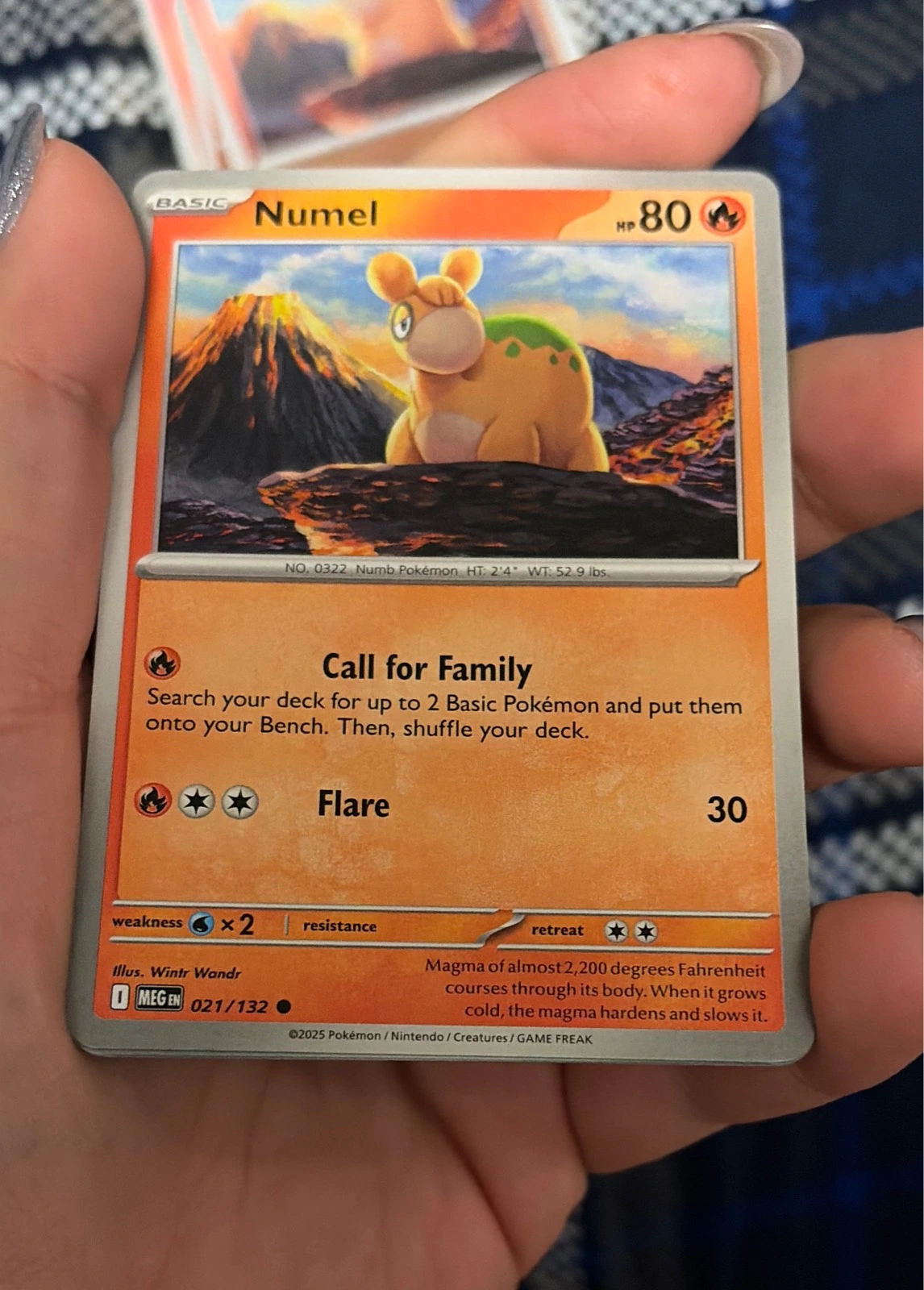 Numel 021/132 Common Mega Evolution Pokemon Near Mint - Pokémon Mega Evolution #021/132