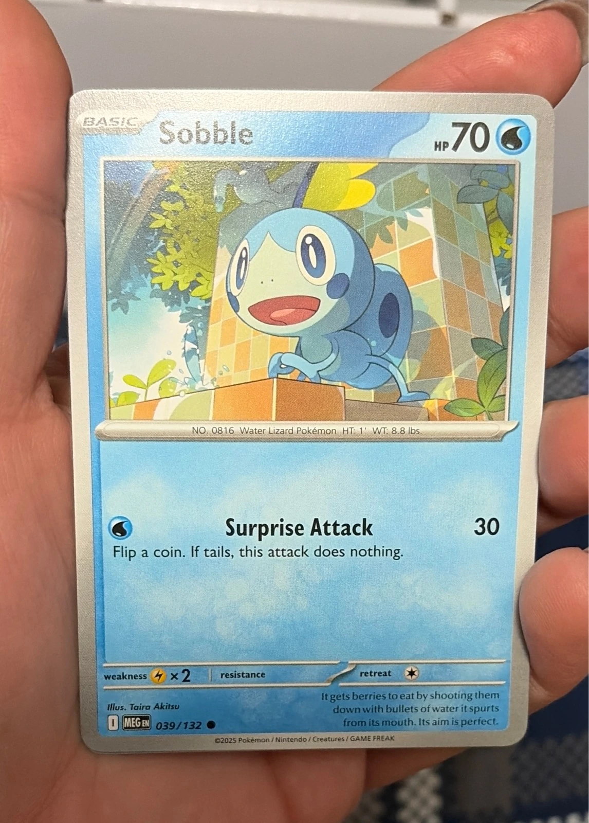 Sobble 039/132 Common Mega Evolution Pokemon Near Mint #039/132