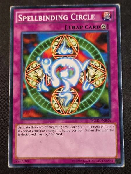 Spellbinding Circle - Yugi's Legendary Decks #YGLD-ENB36