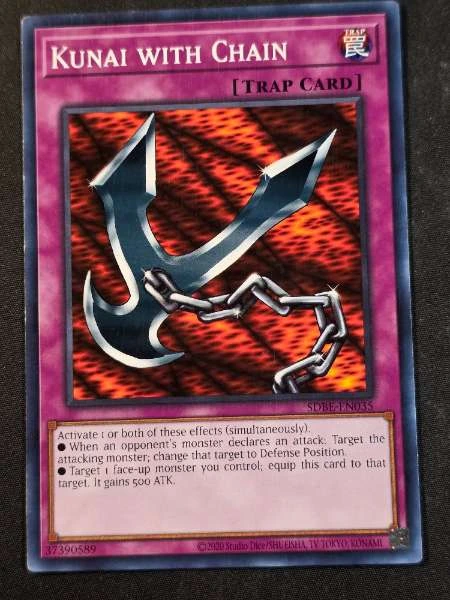 Kunai with Chain - Saga of Blue-Eyes White Dragon #SDBE-EN035
